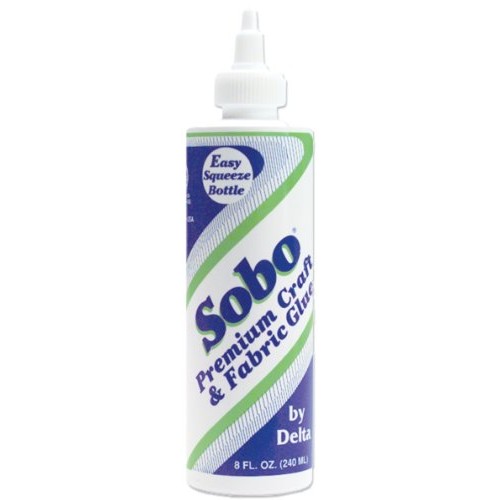 Plaid Delta 108 Sobo Premium Craft and Fabric Glue, 8-Ounce