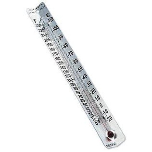 Delta Education V-Back Metal Thermometers, Fahrenheit/Celcius Dual...