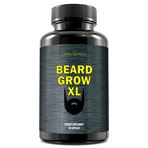 Beard Grow XL | Facial Hair Supplement | #1 Mens Hair Growth Vitam...