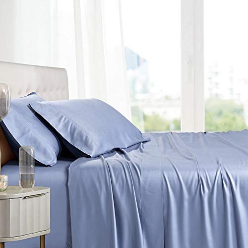 Silky Soft Split King Bamboo Sheets for Adjustable beds, in Relaxi...
