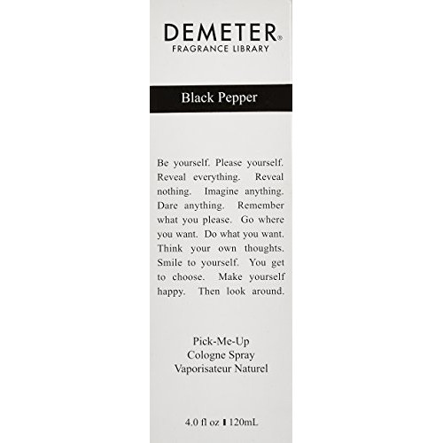 Demeter Cologne Spray for Women, Black Pepper, 4 Ounce