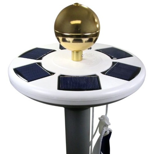 Solar Flag Pole Flagpole Light by Deneve LED Downlight for Most 15...