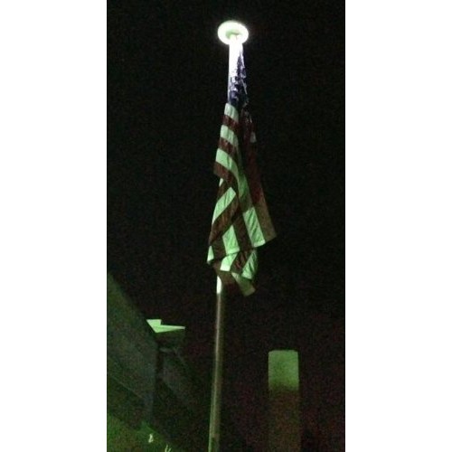 Solar Flag Pole Flagpole Light by Deneve LED Downlight for Most 15...