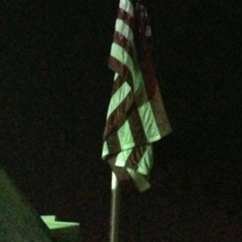 Solar Flag Pole Flagpole Light by Deneve LED Downlight for Most 15...