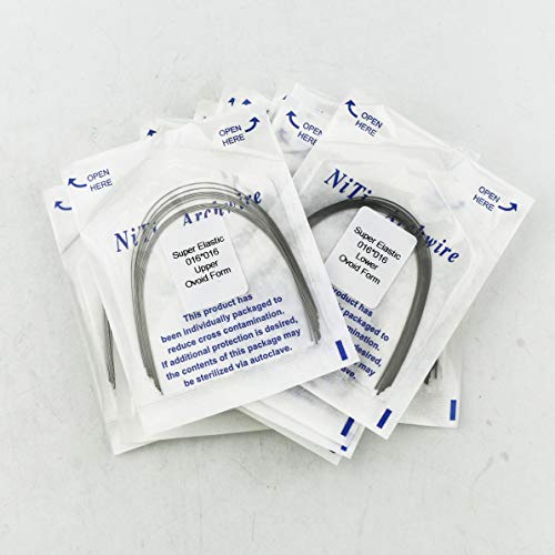 Super Elastic Nickel Titanium Tapered Rectangular Arches - 20 Bags...