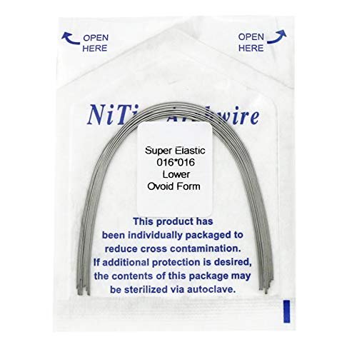 Super Elastic Nickel Titanium Tapered Rectangular Arches - 20 Bags...