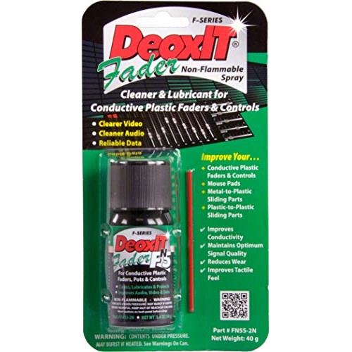 DeoxIT Fader FN5S-2N Mini-Spray, Contact Cleaner/Lube/Protector fo...