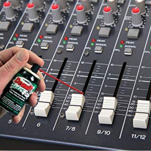 DeoxIT Fader FN5S-2N Mini-Spray, Contact Cleaner/Lube/Protector fo...