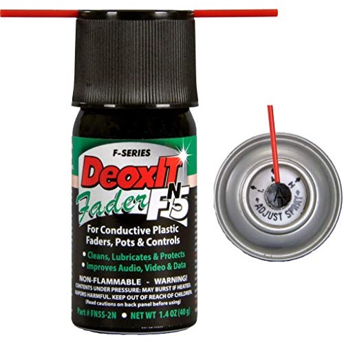 DeoxIT Fader FN5S-2N Mini-Spray, Contact Cleaner/Lube/Protector fo...