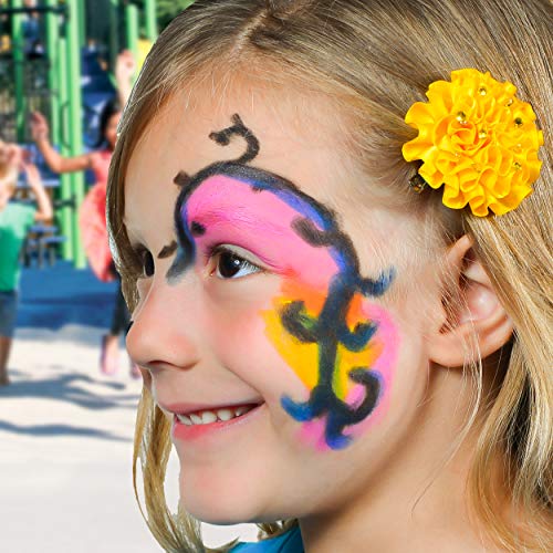 Easy Face Paint Crayons - Non-Toxic Face Painting Kit - 12 Colors ...