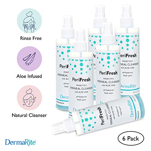 PeriFresh No Rinse Perineal Cleanser Spray, 6 Pack - 7.5 oz Peri B...