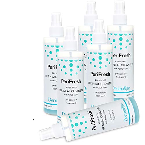 PeriFresh No Rinse Perineal Cleanser Spray, 6 Pack - 7.5 oz Peri B...