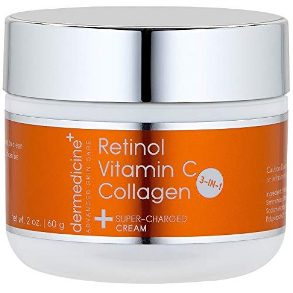 Vitamin C + Retinol + Collagen | Super Charged Anti-Aging Cream fo...
