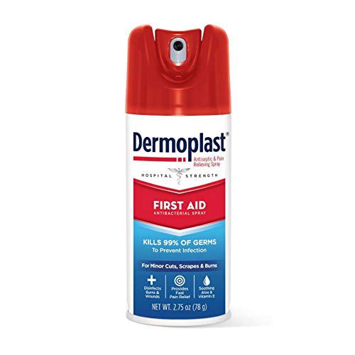 Dermoplast First Aid Spray, 2.75 Ounce Can, Antiseptic & Anestheti...