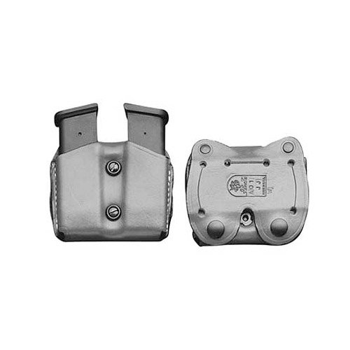 DeSantis 4006948 Single Stack Double Magazine Pouch for 9mm/40 Cal