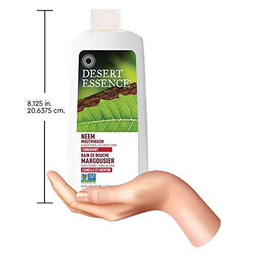 Desert Essence Natural Neem Mouthwash - Cinnamint Flavor - 16 Fl O...