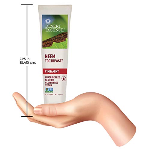 Desert Essence Natural Neem Toothpaste - Cinnamint - 6.25 Oz - Pur...