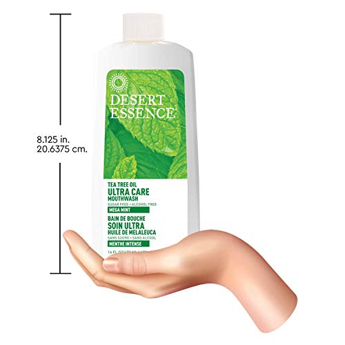 Desert Essence Natural Tea Tree Oil Ultra Care Mouthwash - Mega Mi...