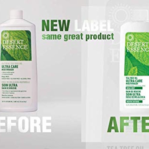 Desert Essence Natural Tea Tree Oil Ultra Care Mouthwash - Mega Mi...