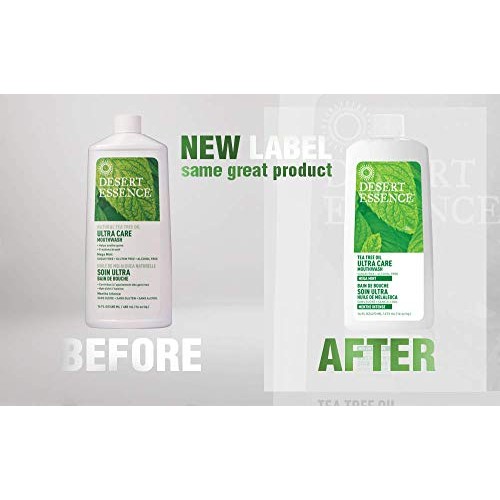 Desert Essence Natural Tea Tree Oil Ultra Care Mouthwash - Mega Mi...