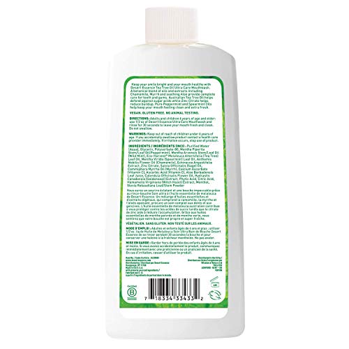 Desert Essence Natural Tea Tree Oil Ultra Care Mouthwash - Mega Mi...