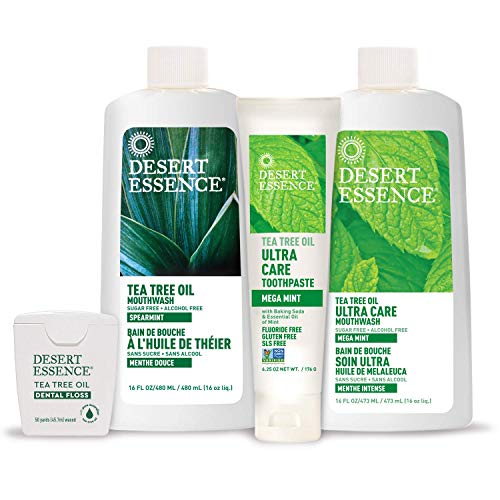 Desert Essence Natural Tea Tree Oil Ultra Care Mouthwash - Mega Mi...