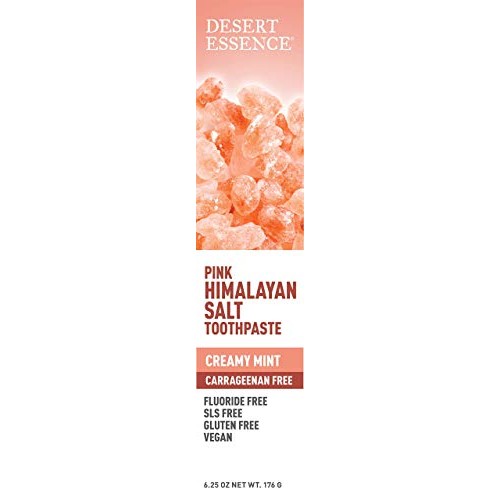 Desert Essence Pink Himalayan Salt Toothpaste - 6.25 Ounce - Cream...