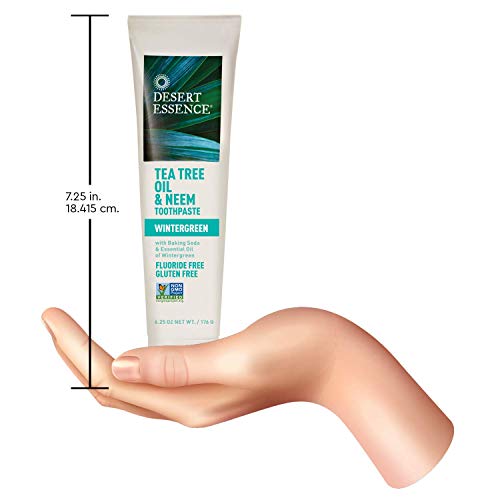 Desert Essence Tea Tree Oil & Neem Toothpaste - 6.25 Oz - Refreshi...