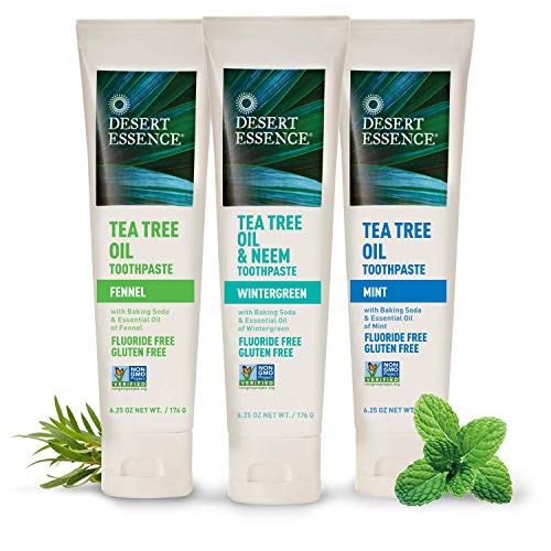 Desert Essence Tea Tree Oil & Neem Toothpaste - 6.25 Oz - Refreshi...