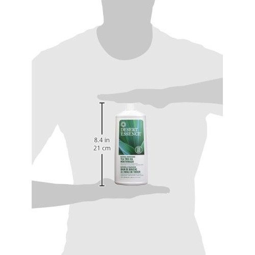 Desert Essence Tea Tree Oil Mouthwash - 16 Fl Oz - Pack of 2 - Nat...