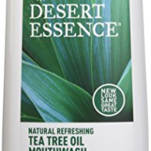 Desert Essence Tea Tree Oil Mouthwash - 16 Fl Oz - Pack of 2 - Nat...