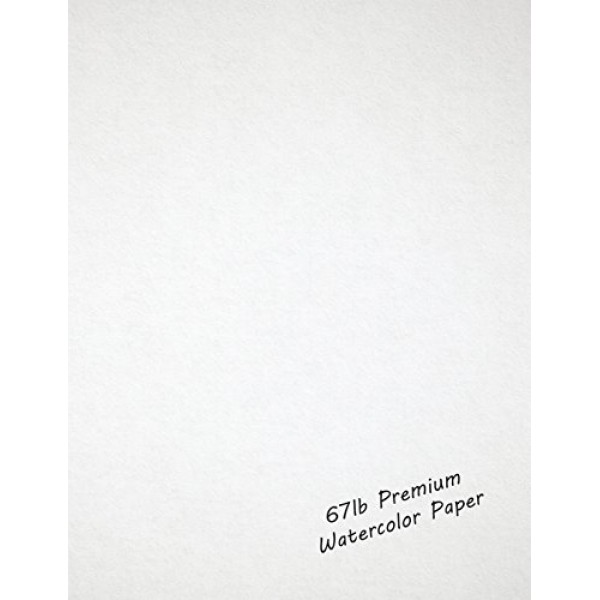 Premium Watercolor Paper for Pencil, Ink, Marker and Watercolor Pa...