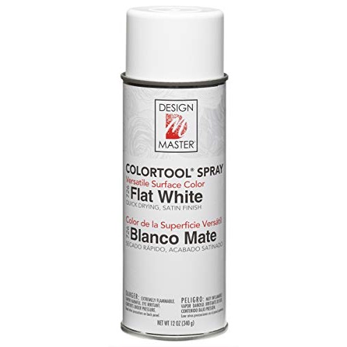 Design Master Spray, Flat White, 12 oz