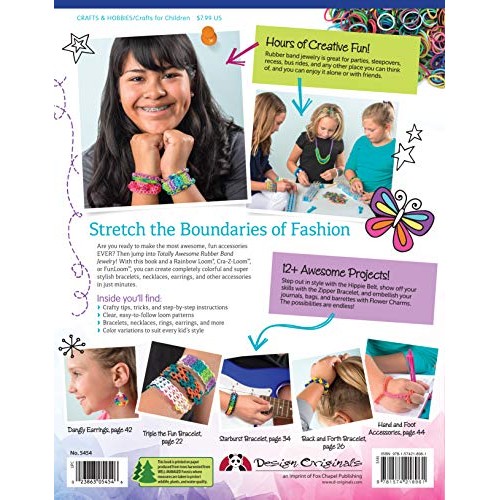 Totally Awesome Rubber Band Jewelry: Make Bracelets, Rings, Belts ...