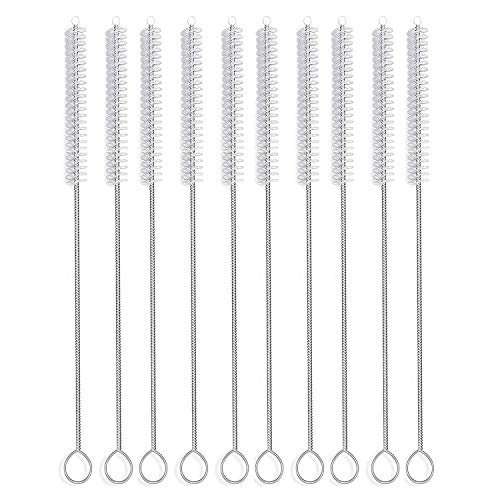desin Long Straw Brush, Nylon Pipe Tube Cleaner 10-ihch X 2/5-inch...