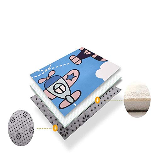 Fox 3D Printing Semi-circular Picnic Mat, Hand Drawn Cartoon Foxes...