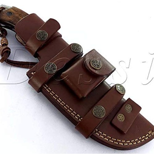 Damascus Steel fixed Blade Tracker Knife Hunting Camping outdoor S...