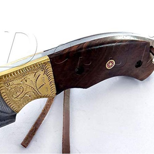 Damascus Steel fixed Blade Tracker Knife Hunting Camping outdoor S...