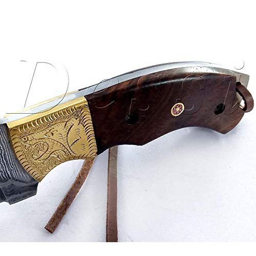 Damascus Steel fixed Blade Tracker Knife Hunting Camping outdoor S...
