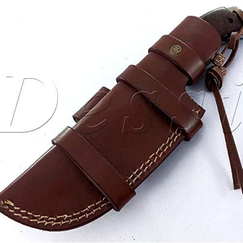 Damascus Steel fixed Blade Tracker Knife Hunting Camping outdoor S...