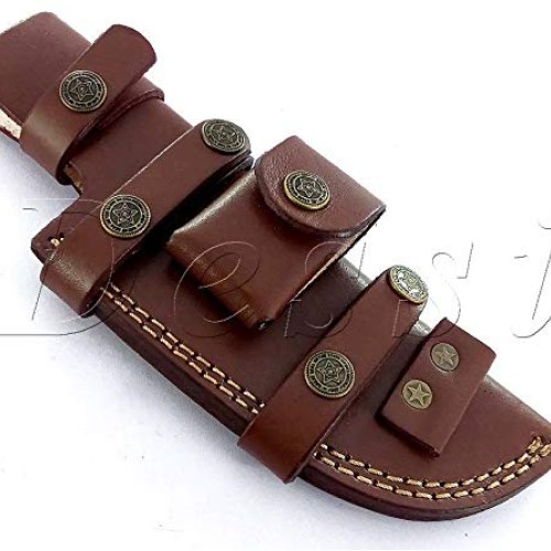 Damascus Steel fixed Blade Tracker Knife Hunting Camping outdoor S...