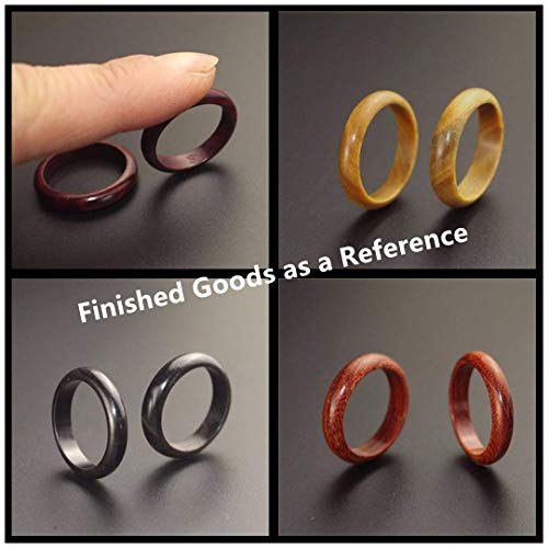 DEUXPER Sandalwood Ring Craft Kit - DIY Make Your Own Jewelry Ring...