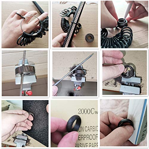 DEUXPER Sandalwood Ring Craft Kit - DIY Make Your Own Jewelry Ring...