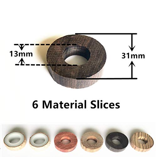 DEUXPER Sandalwood Ring Craft Kit - DIY Make Your Own Jewelry Ring...
