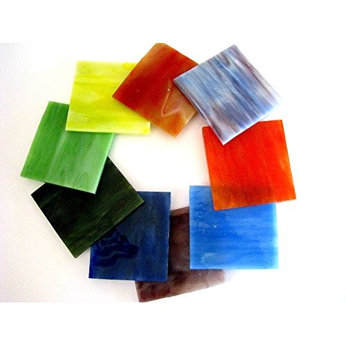 Devardi Glass COE 90 Fusing Sheets - Four Ounces Random Colors 1/4...