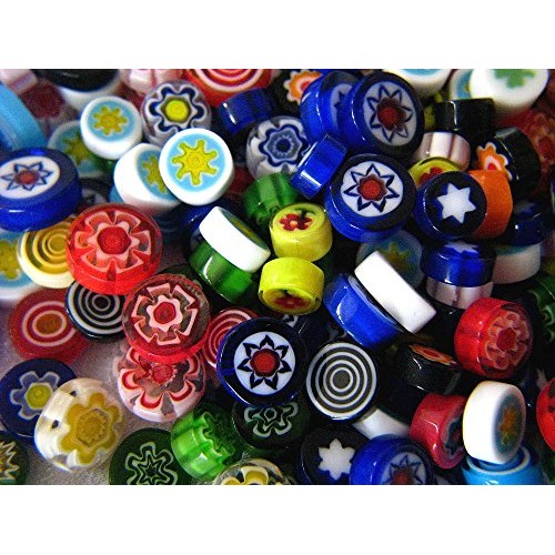 Devardi Glass COE 90 Millefiori Hi-Def Premium Fire-Polished 2 oz ...