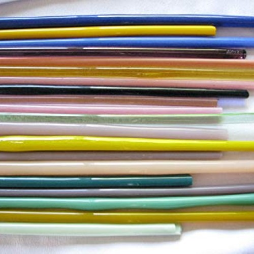 Devardi Glass Handmade 1 lb Sampler COE 104 Glass Rods, Lampwork, ...