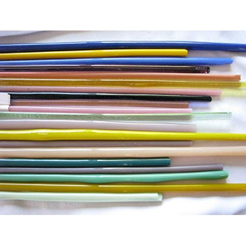 Devardi Glass Handmade 1 lb Sampler COE 104 Glass Rods, Lampwork, ...