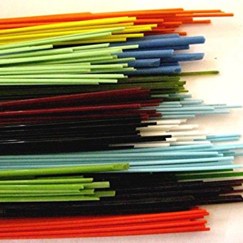 Devardi Glass Handmade COE 90 1/4 lb Spaghetti Stringers, 2mm, 4 o...