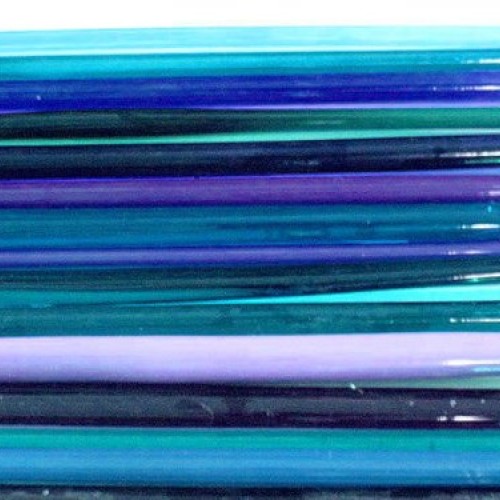 Devardi Glass Handmade Lampwork, Beadmaking Glass Rods, COE 104 Bl...